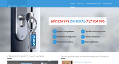 Desktop Screenshot of cerrajeria365.com